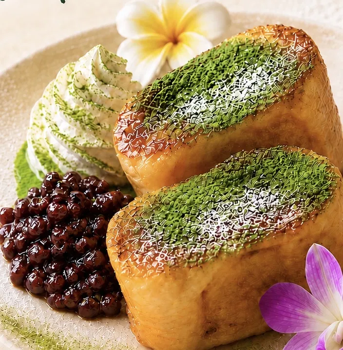 抹茶小豆【期間限定】のフレンチトースト
